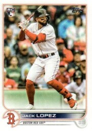 2022 Topps Series 2 #418 Jack Lopez RC - Red Sox